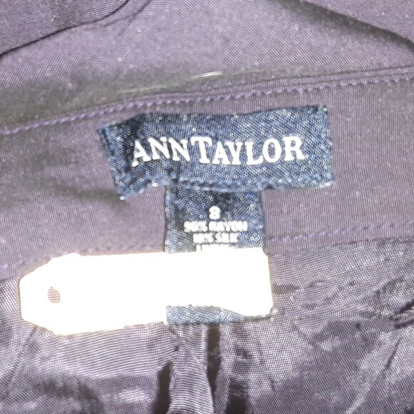 Ann Taylor 2 Piece suit * Aubergine, Deep Purple * Y2K * Fully Lined * Sz 6/8 - Picture 7 of 11